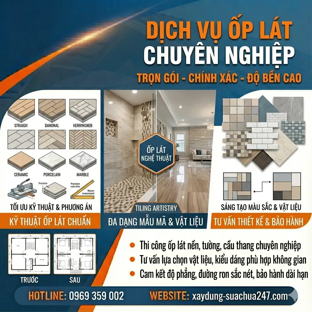 Dịch Vụ Ốp Lát Nhà Cửa Chuyên Nghiệp – Đẹp, Bền, Giá Tốt 2026
